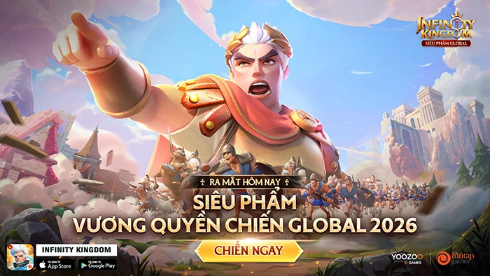 Siêu phẩm Infinity Kingdom chính thức được Funtap phát hành tại Việt Nam