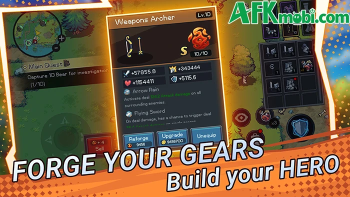 Skill Master game MMORPG 2D với lối chơi cày cuốc cổ điển