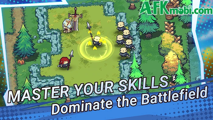 Skill Master game MMORPG 2D với lối chơi cày cuốc cổ điển