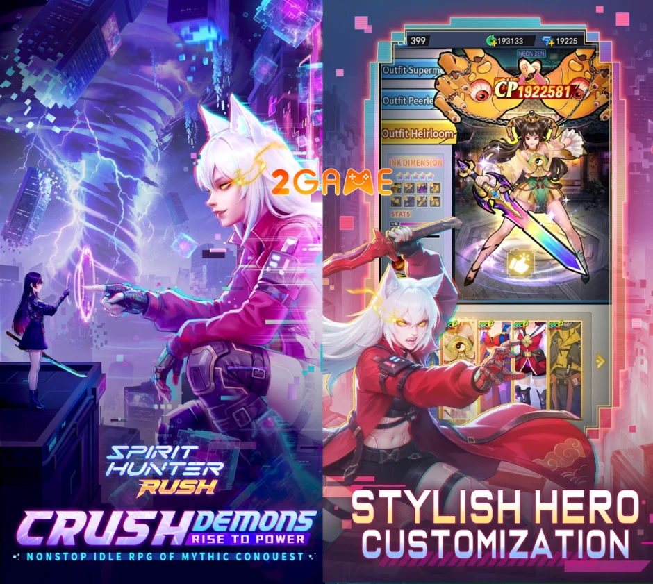 Spirit Hunter: Rush - Khám phá Tam Giới theo phong cách Cyberpunk cực chất Spirit Hunter: Rush - Khám phá Tam Giới theo phong cách Cyberpunk cực chất