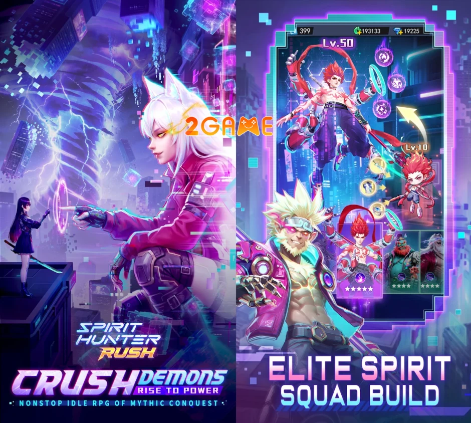 Spirit Hunter: Rush - Khám phá Tam Giới theo phong cách Cyberpunk cực chất Spirit Hunter: Rush - Khám phá Tam Giới theo phong cách Cyberpunk cực chất
