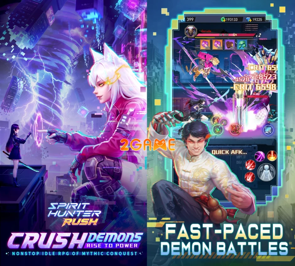Spirit Hunter: Rush - Khám phá Tam Giới theo phong cách Cyberpunk cực chất Spirit Hunter: Rush - Khám phá Tam Giới theo phong cách Cyberpunk cực chất