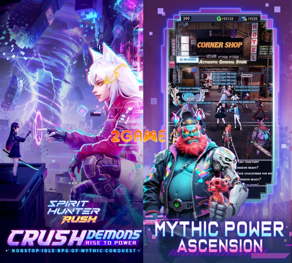 Spirit Hunter: Rush - Khám phá Tam Giới theo phong cách Cyberpunk cực chất Spirit Hunter: Rush - Khám phá Tam Giới theo phong cách Cyberpunk cực chất