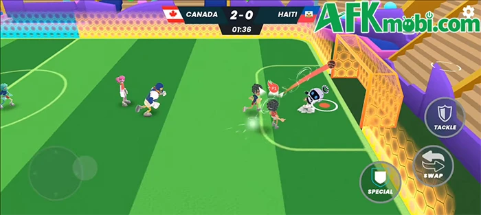 Sportia Football Cup game bóng đá với những cầu thủ độc đáo
