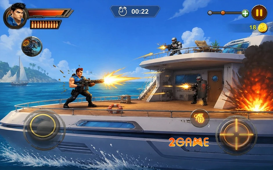 Steel Trooper Shooter - Game bắn súng cổ điển mới khiến màn hình mobile "bốc hoả"