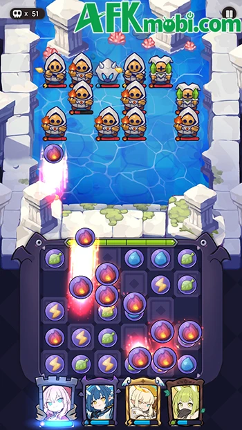 Stella Connect game phòng thủ bằng cơ chế liên kết khối cùng loại