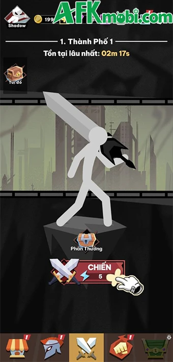 Stickman Survivor: Idle RPG với các cuộc chiến sinh tồn tự động