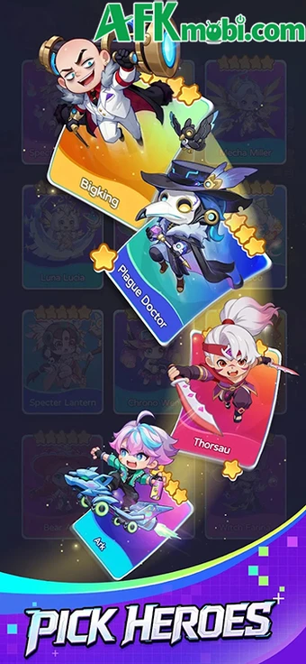 Stranger Heroes game phòng thủ roguelike đơn giản