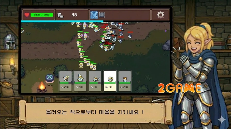Super Pixel Knights – Game chiến thuật thẻ bài phong cách pixel art