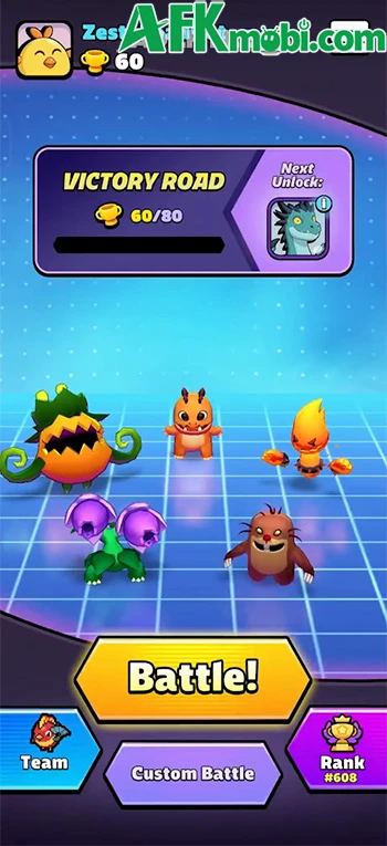 Swipe Champs game chiến thuật đấu thú với lối chơi độc đáo