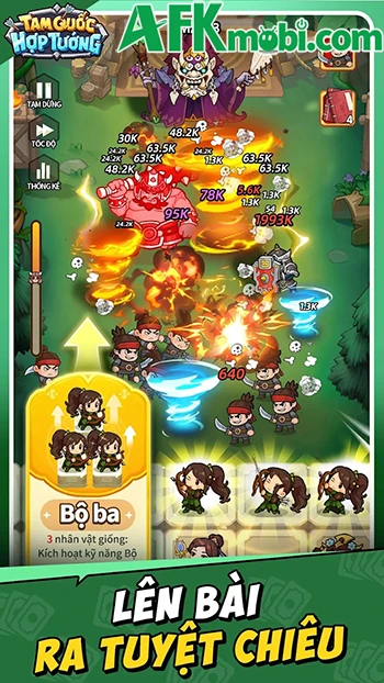 Tam Quốc Hợp Tướng game phòng thủ với cơ chế hợp nhất tướng Tam Quốc Hợp Tướng game phòng thủ với cơ chế hợp nhất tướng