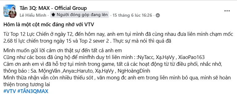 Tân 3Q: MAX ghi dấu ấn với cộng đồng đông đảo cùng loạt cột mốc ấn tượng