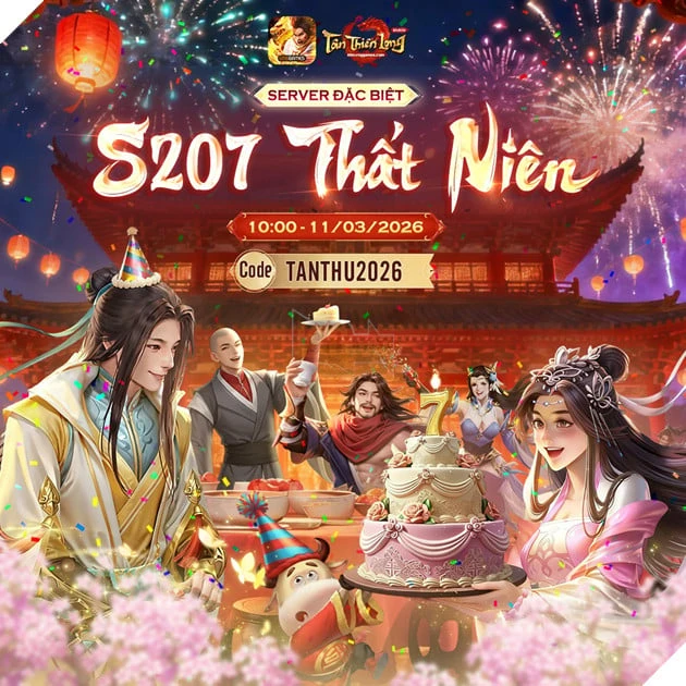 Tân Thiên Long Mobile Kỷ Niệm Sinh Nhật 7 Năm Hoành Tráng – Máy Chủ Đặc Biệt Và Vòng Quay Thất Niên Thiên Long