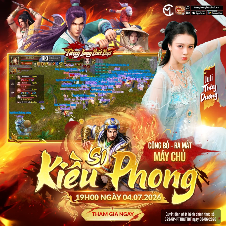 Tàng Long Bất Bại Mobile CMPlay - Hành trình tái hiện tinh hoa kiếm hiệp kinh điển