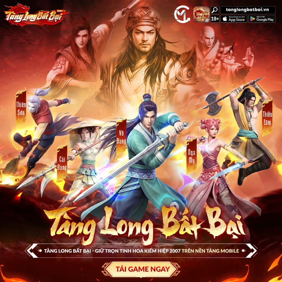 Tàng Long Bất Bại Mobile CMPlay - Hành trình tái hiện tinh hoa kiếm hiệp kinh điển