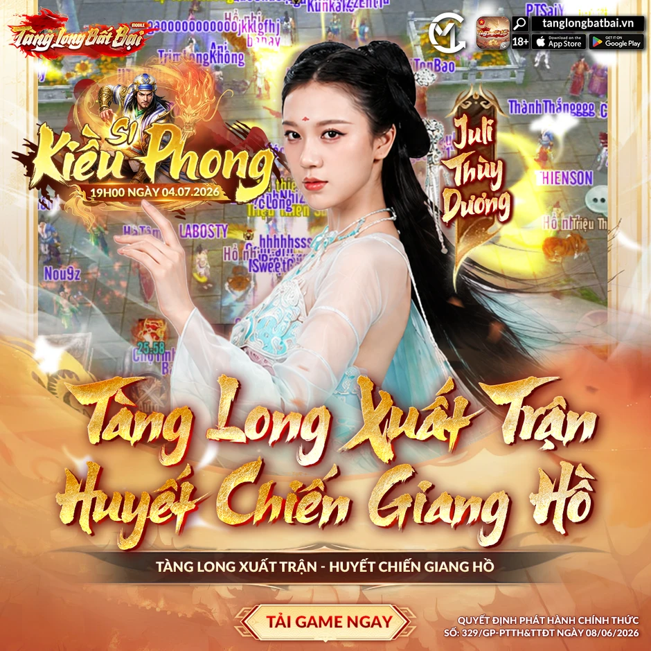 Tàng Long Bất Bại Mobile CMPlay - Hành trình tái hiện tinh hoa kiếm hiệp kinh điển
