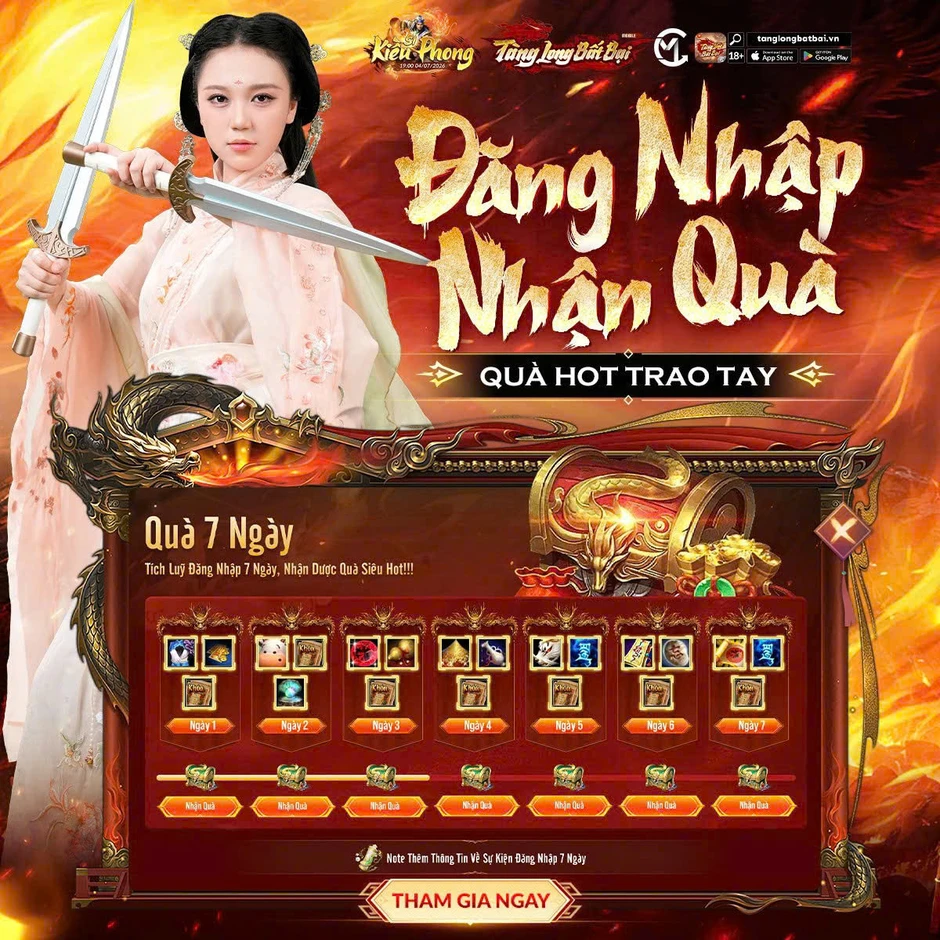 Tàng Long Bất Bại Mobile CMPlay - Hành trình tái hiện tinh hoa kiếm hiệp kinh điển