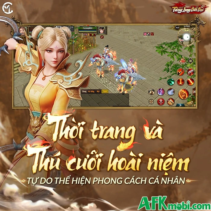 Tàng Long Bất Bại tái hiện lại TLBB Online huyền thoại trên di động Tàng Long Bất Bại tái hiện lại TLBB Online huyền thoại trên di động