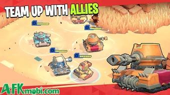 Tank Arena: Tiny War game hành động đấu xe tăng mini trực tuyến