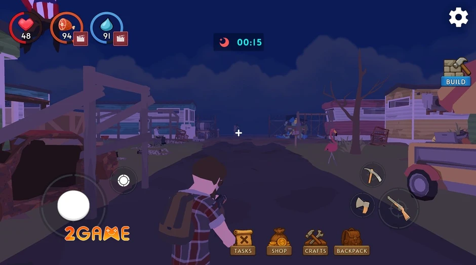 Xây dựng và nâng cấp căn cứ trong The Camp: Zombie Survival Mobile