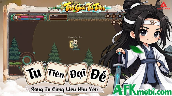 Thế Giới Tu Tiên game MMORPG 2D cổ điển đến từ các Dev Việt