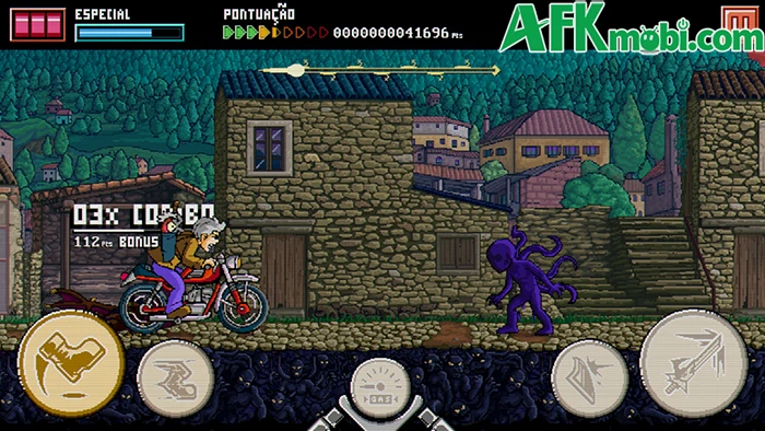 The Old Man & The Demon Sword game hành động cuộn cảnh 2D