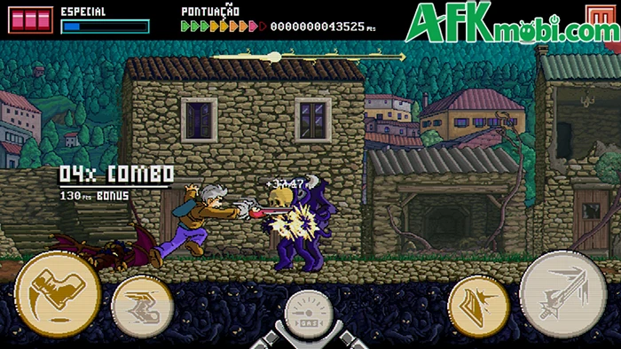 The Old Man & The Demon Sword game hành động cuộn cảnh 2D