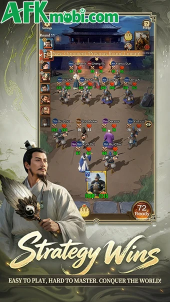 Three Kingdoms: Epic Tactics game chiến thuật cờ tự động