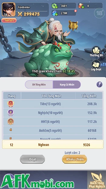 Tiên Nghịch Mobile có các hoạt động cơ bản nào để làm mỗi ngày? Tiên Nghịch Mobile có các hoạt động cơ bản nào để làm mỗi ngày?