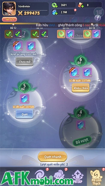 Tiên Nghịch Mobile có các hoạt động cơ bản nào để làm mỗi ngày? Tiên Nghịch Mobile có các hoạt động cơ bản nào để làm mỗi ngày?