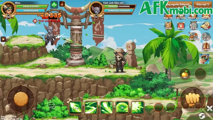 Tinh Linh Nguyên Thủy game MMORPG 2D lấy chủ đề thời tiền sử