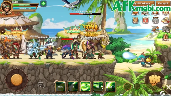 Tinh Linh Nguyên Thủy game MMORPG 2D lấy chủ đề thời tiền sử
