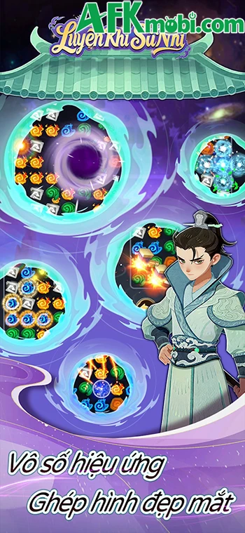 Tiny Artificer game tu tiên độc đáo khi kết hợp xếp khối match-3