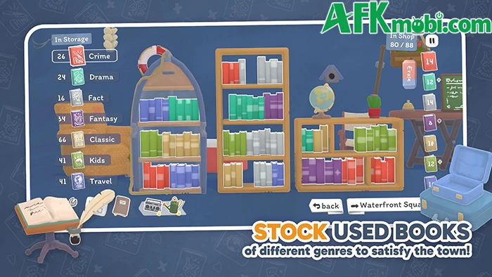 Tiny Bookshop Mobile game mô phỏng quản lý theo cốt truyện