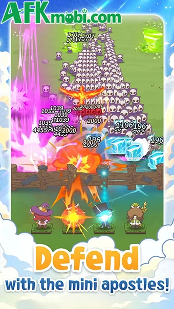 Tiny Divines - Cùng các tông đồ chibi phòng thủ trước lũ quỷ