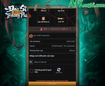Tổng hợp gift code game Đạo Sĩ Bắt Trương Phi mới nhất