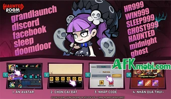 Tổng hợp gift code game Haunted Room: Ngôi Nhà Hắc Ám