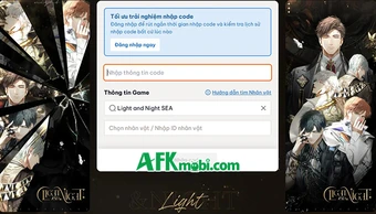 Tổng hợp gift code game Light and Night mới nhất trong tháng
