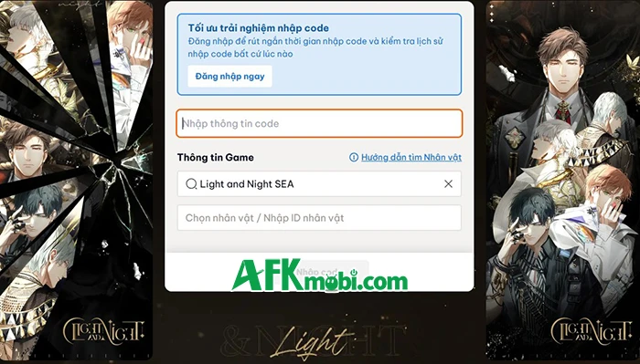Tổng hợp gift code game Light and Night mới nhất trong tháng
