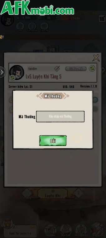 Tổng hợp gift code game Truyền Thuyết Thần Khí mới nhất