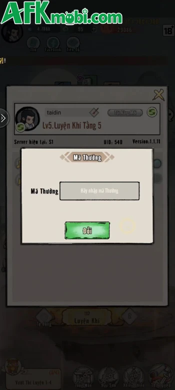 Tổng hợp gift code game Truyền Thuyết Thần Khí mới nhất