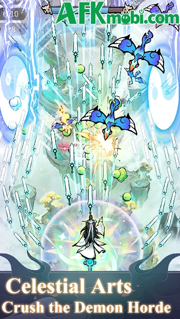 Gameplay game bắn súng tu tiên Sword Immortal Sky Shooter