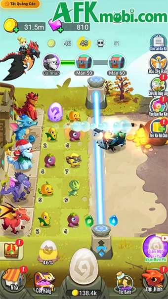 Top 4 game di động độc đáo khi kết hợp phòng thủ với nhàn rỗi