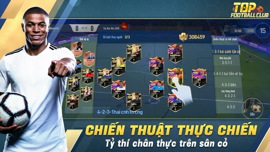 Top Football Club mở đăng ký trước, tặng miễn phí SSR Messi cùng 1000 lượt quay!