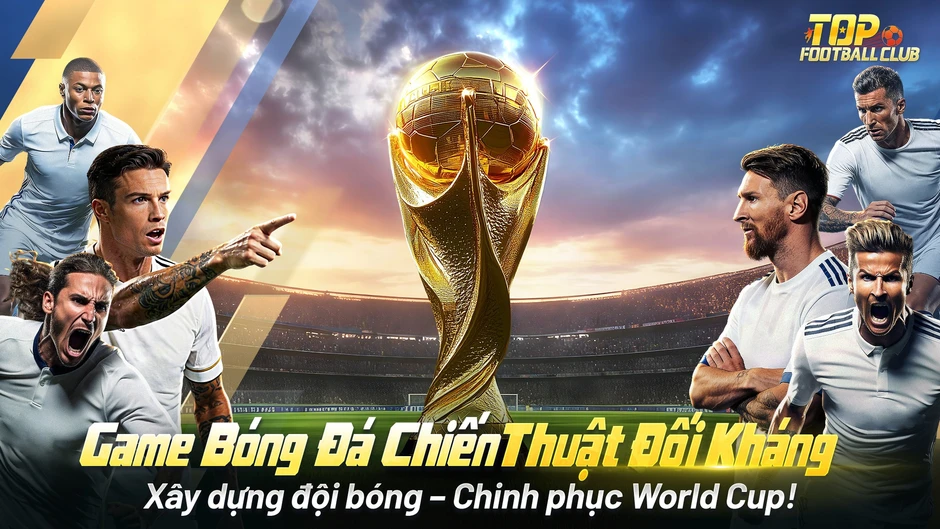 Top Football Club mở đăng ký trước, tặng miễn phí SSR Messi cùng 1000 lượt quay!