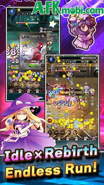 Touhou Incident Idle Clicker game nhàn rỗi kết hợp clicker