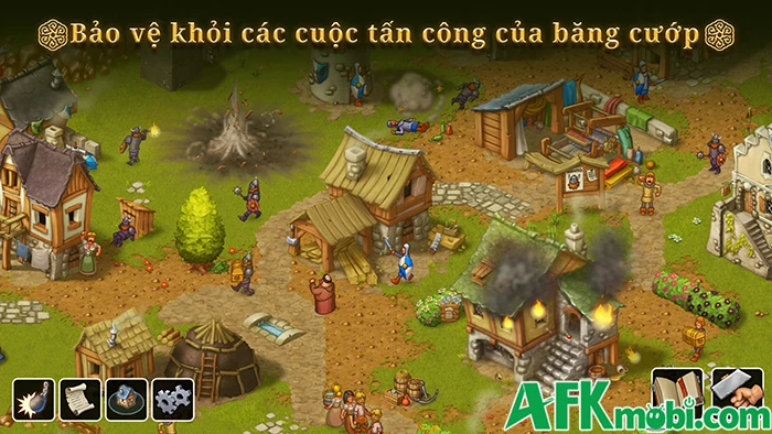 Townsmen - A Kingdom Rebuilt Mobile game mô phỏng xây dựng và quản lý