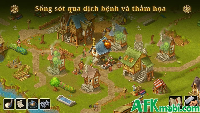 Townsmen - A Kingdom Rebuilt Mobile game mô phỏng xây dựng và quản lý