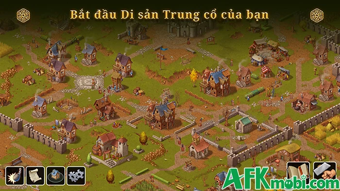 Townsmen - A Kingdom Rebuilt Mobile game mô phỏng xây dựng và quản lý