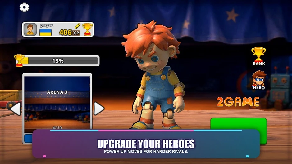 Toy Brawlers: Arena Fight - Đồ chơi nổi loạn trong đấu trường sinh tử 60 giây
